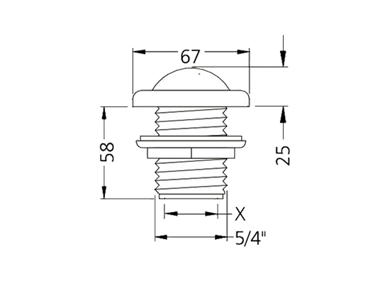 10-2100-SPECS | Halogen Supply Company 10-2100 (dimensions)
