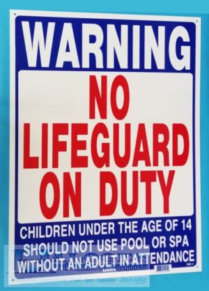 Public Safety Signs for Pools & Spas