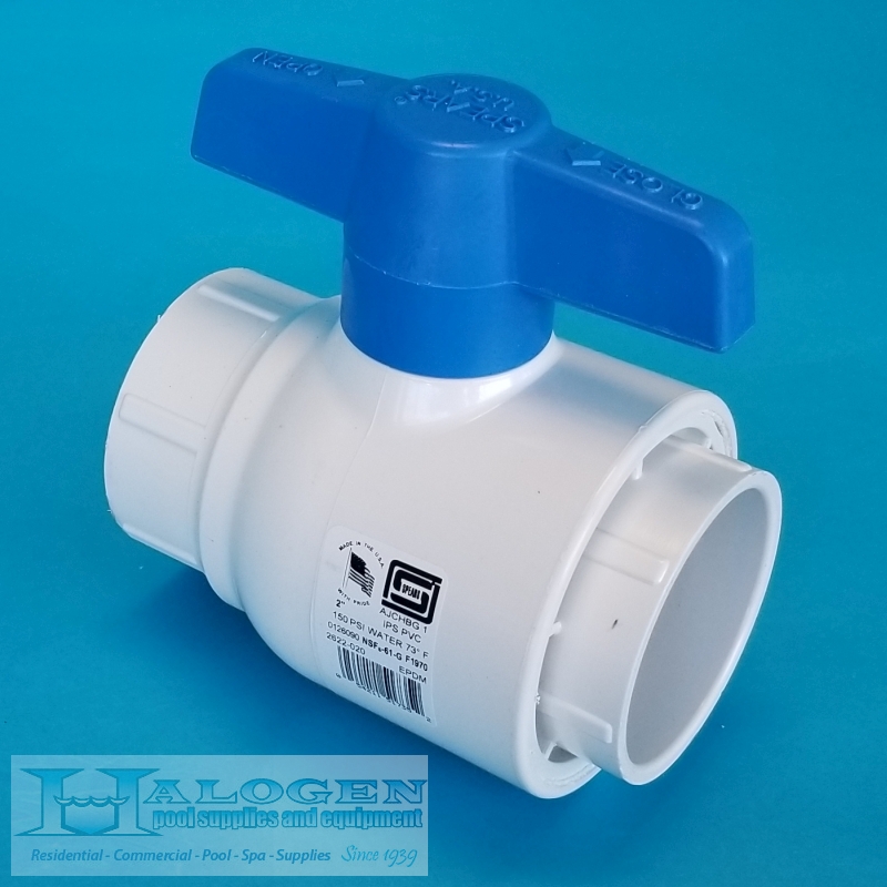 Spears 2132-005C 1/2" Socket Cpvc Compact Ball Valve Inline 