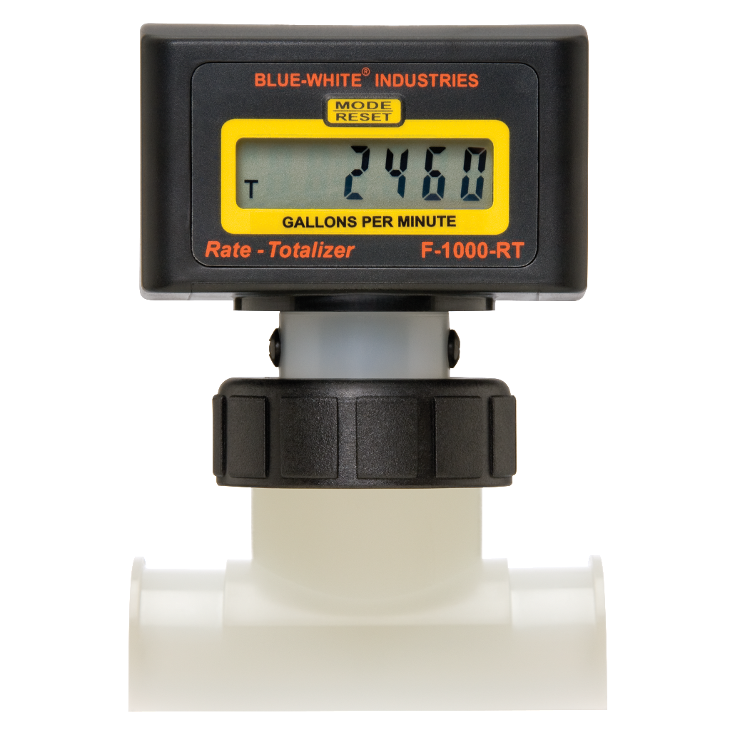 Blue-White Pool Flow Meter for 2.00 Pipe