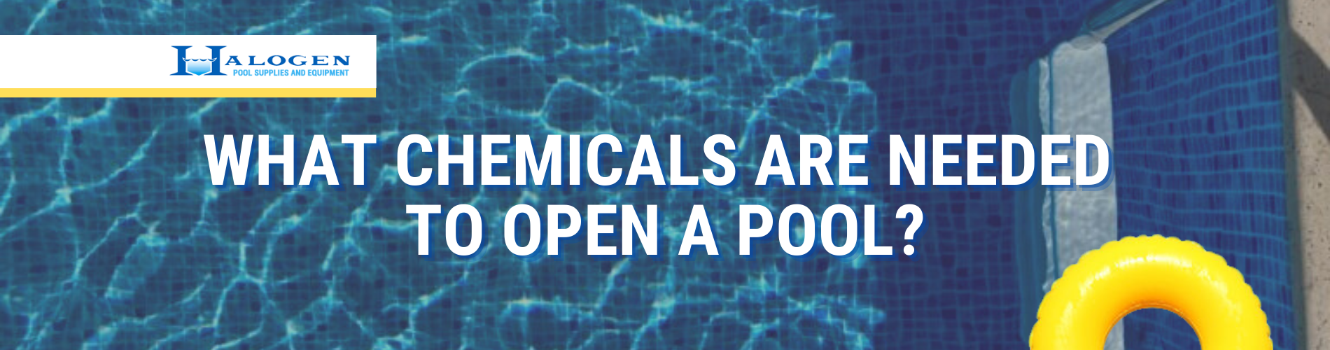 what chemicals are needed to open a pool