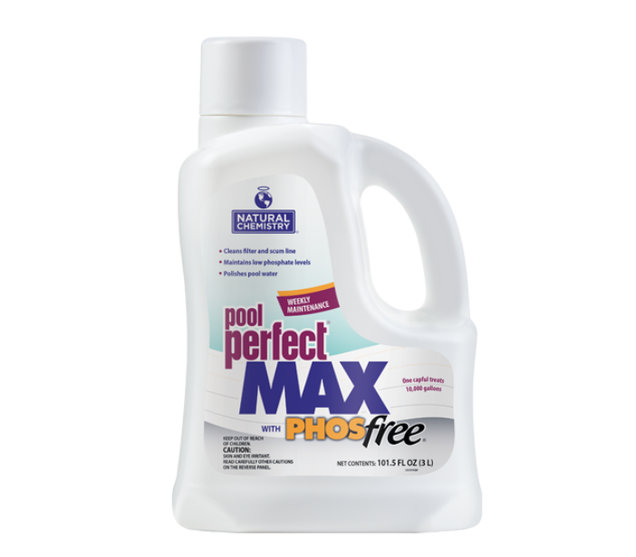 58000 | Halogen Supply Company Natural Chemistry Pool Perfect®Max™ with Phosfree (3L Bottle) - 58000