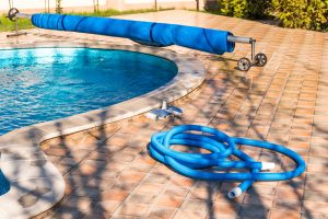 how to blow out pool lines