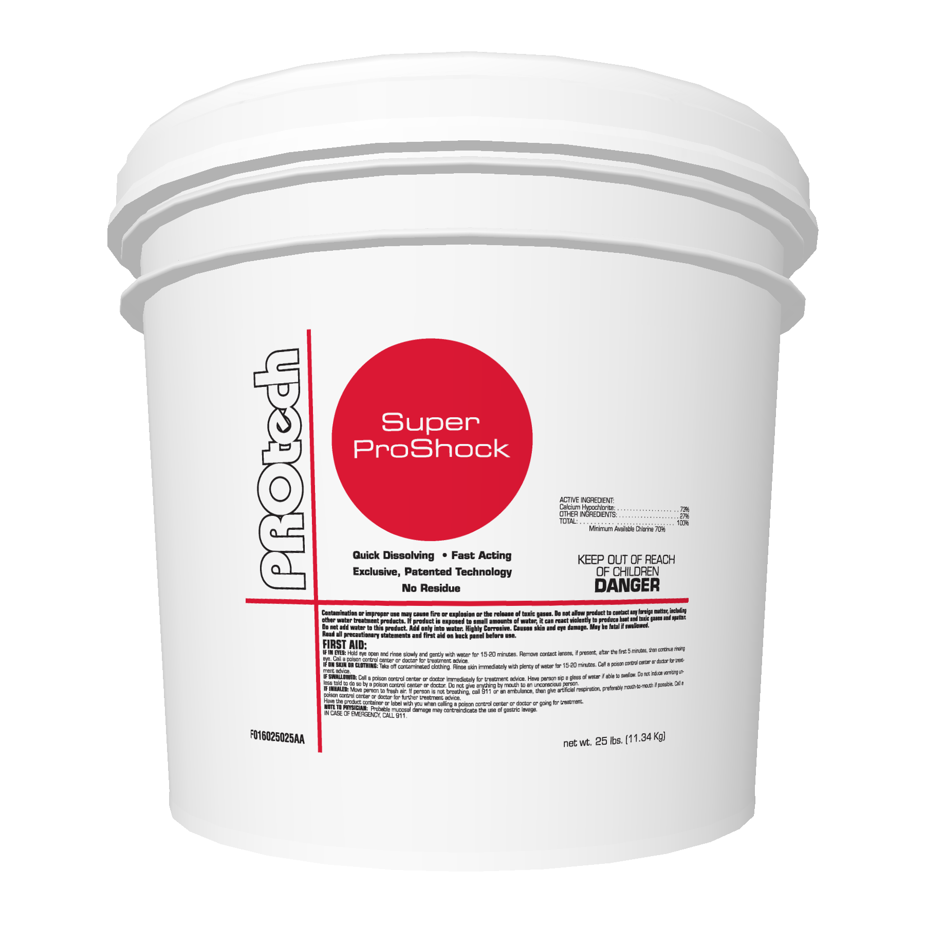 Super PRO Shock - 25 lb. bucket | Halogen Supply Company Super PRO Shock - 25 lb. bucket